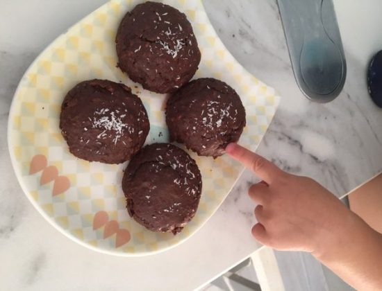 Bizcochitos de Brownie sin azúcar