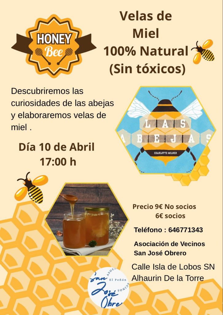 Taller de Velas de Miel 100% Natural