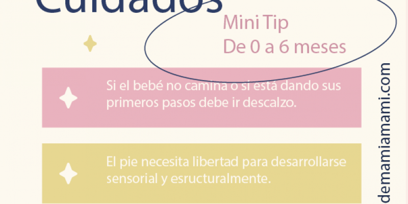 Bebé descalzo, bebé feliz