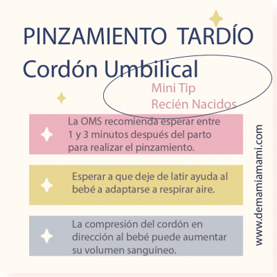 Beneficios del Pinzamiento Tardío del Cordón