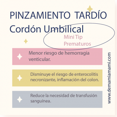 Beneficios del Pinzamiento Tardío del Cordón