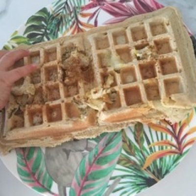 Gofres de Canela y Pera