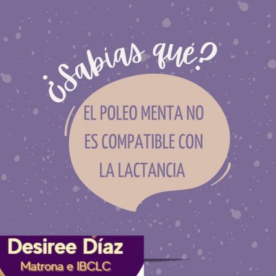 Infusiones no compatibles con la lactancia