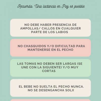 ¿Cómo saber si el agarre de mi bebé es correcto?