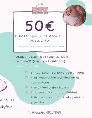 Victoria Portillo Fisioterapeuta Materno Infantil